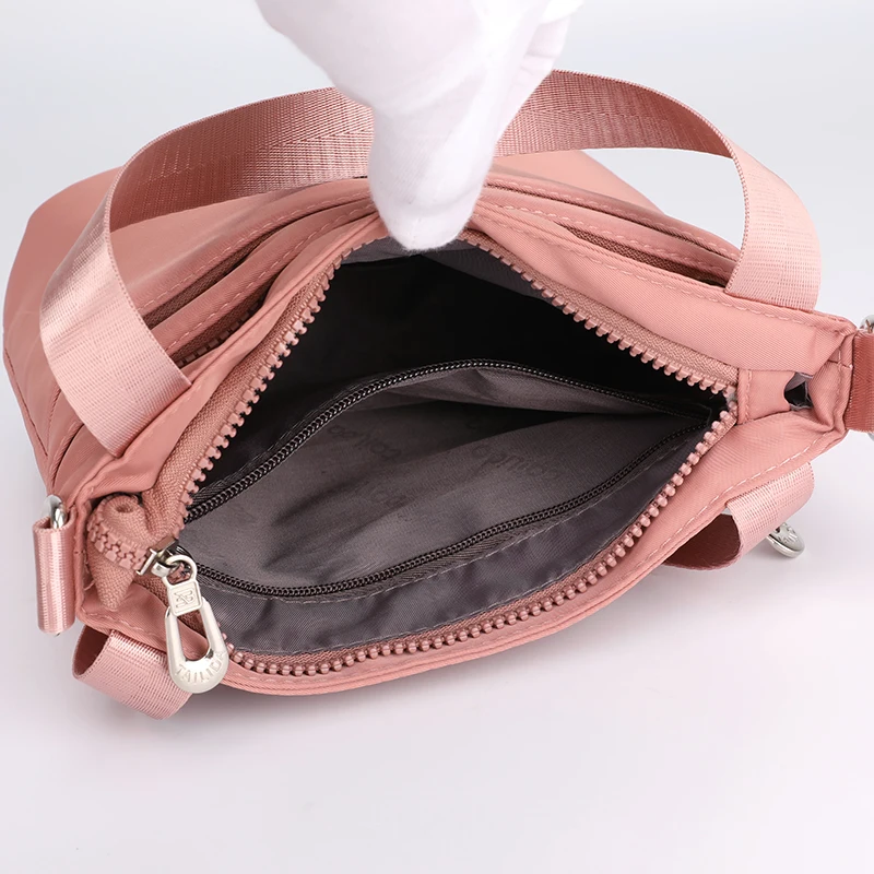 Vento Marea Many Pocket Crossbody Bags For Women 2021 Waterproof Lightness Female Shoulder Bag Satchels Phone Purse And Handbag