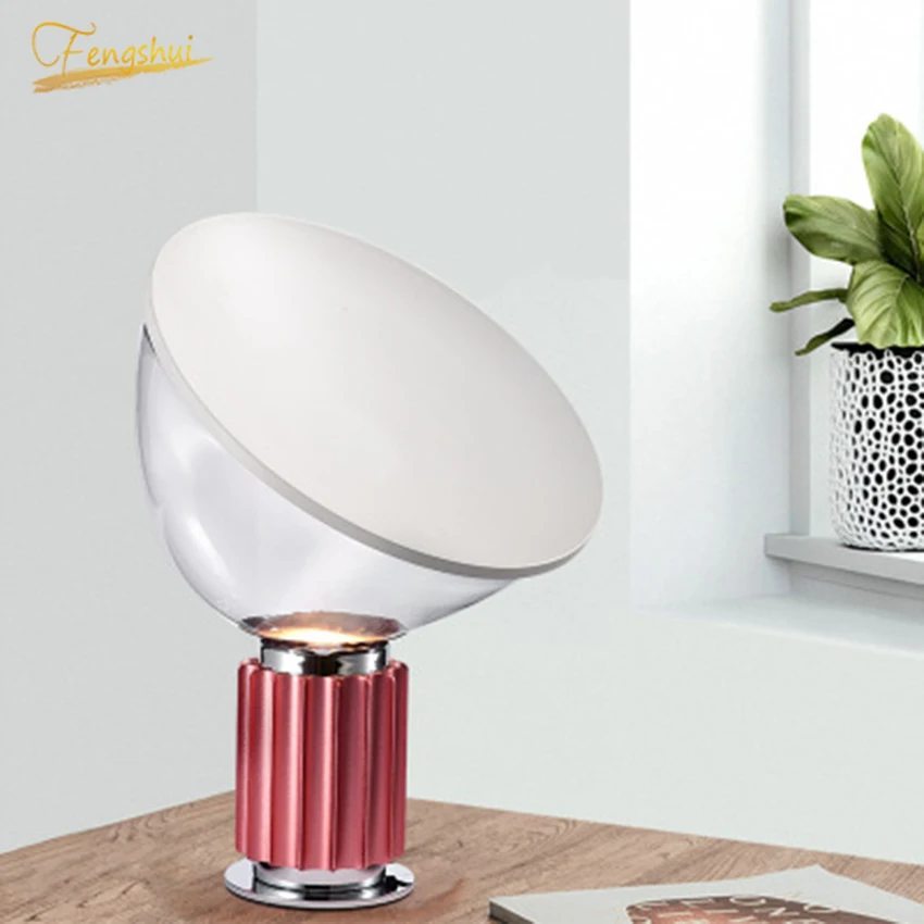 

Modern LED Glass Table Lamp Modern Creative Radar Shape Decorative Table Lamp Bedside Table Lamp Interior Decoration Table Lamp