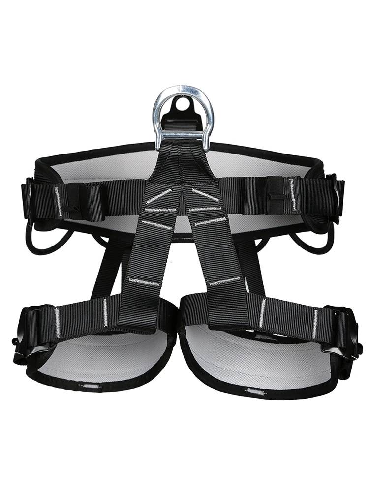 XINDA Camping Outdoor Hiking Rock Climb Half Body Waist Support Safety Belt Wider Harness for Mountaineering Aerial Equipment