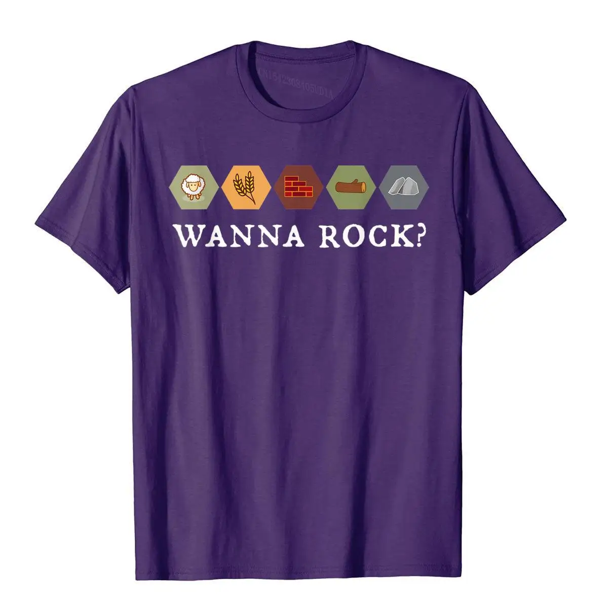 Wanna Rock Settlers Board Game Night T-Shirt T Shirts Party Newest Cotton Tops Tees Printed On For Men