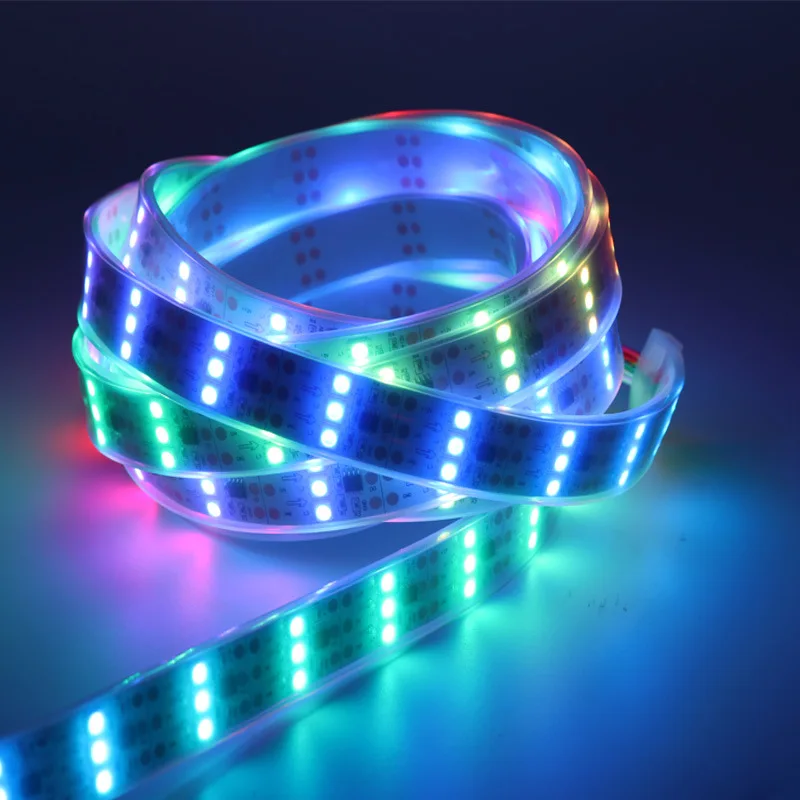 Ws2811 Magic Strip Outside Control With LED Lights Article 90 Bead Waterproof With Three Rows Of All Lights