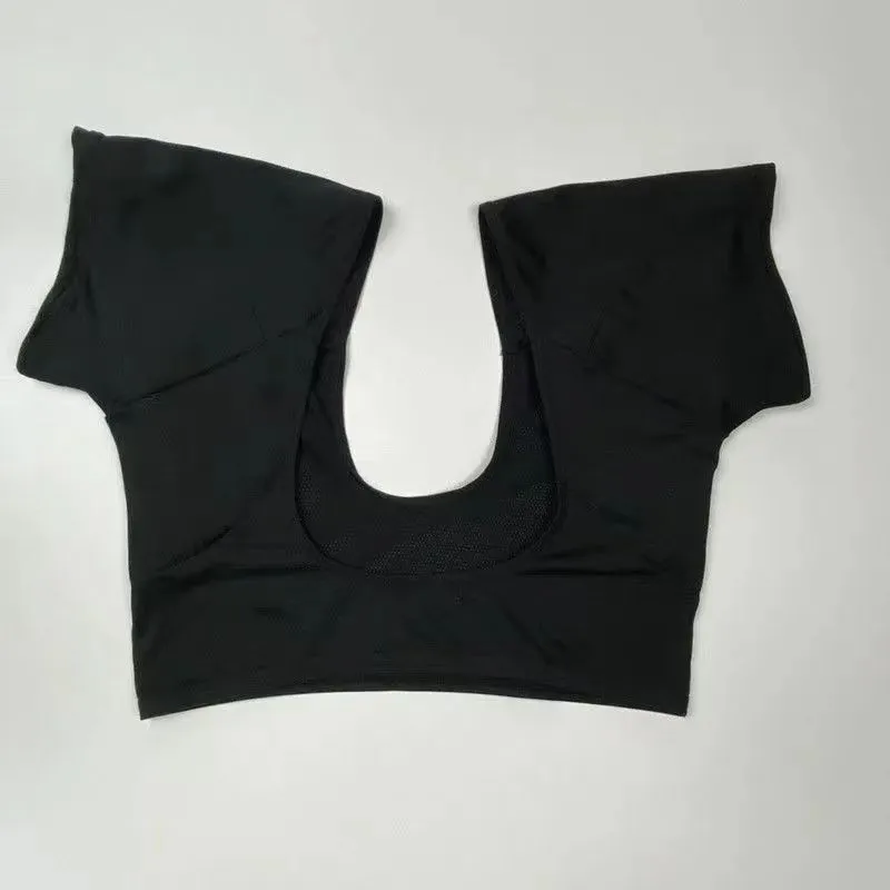 Sweat Clothes Reusable Washable Armpit Underarm Skin Black Sweat Vest Perfume Absorbing Anti sweat pad breathable underwear vest