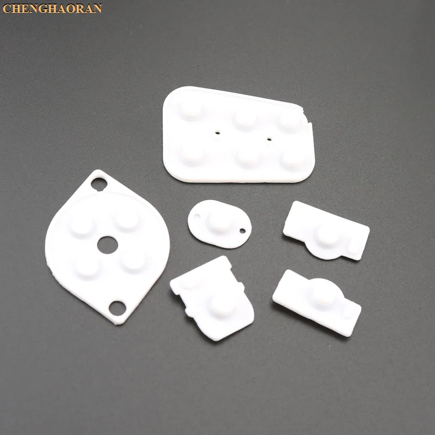 ChengHaoRan 50sets Replacement Rubber Repair Parts for N64 Controller Joy Pad N 64 Conductive button Silicon Pad High Quality