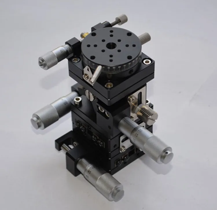 XYZR Asse 40*40mm 4 assi Piattaforma Manuale Lineare Fase Cuscinetto Tuning Tavolo Scorrevole LTP40-L XYZR40-L 9.8N