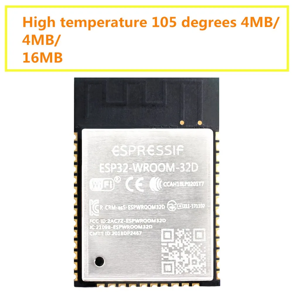 ESP32-WROOM-32D MBメモリモジュール,105度,4mb 16mb ESP32-D0WD,高品質,スペイン語esp32