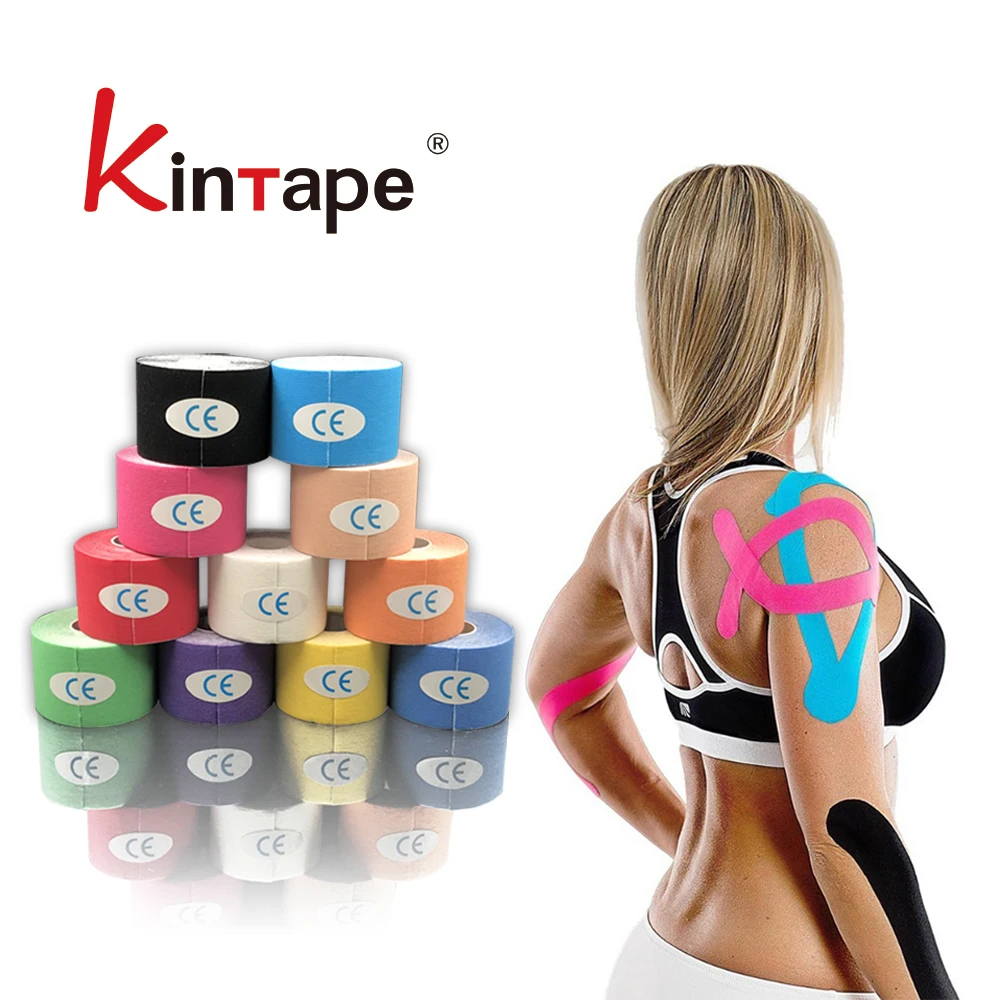 Kinesiology Tape No or with Box+Manual Elastic Medical Adhesive Bandage Physio MuscleTherapy Sport Safety Care