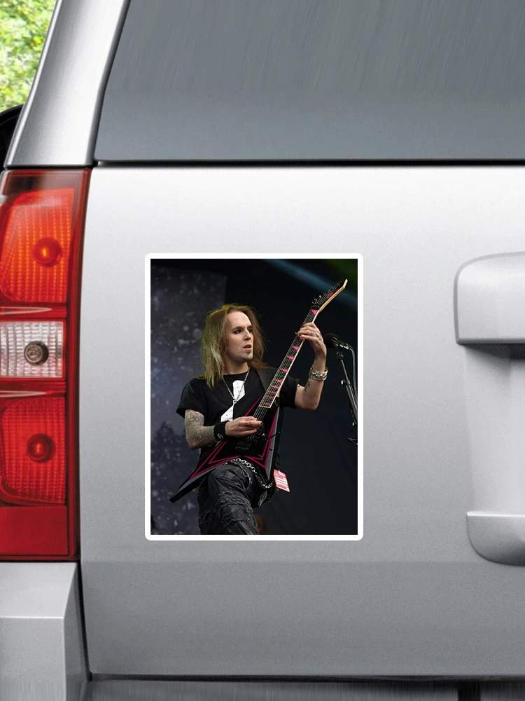 A0347# 13 CM/17CM Removable PVC Decal Car Sticker for Children of Bodom Alexi Laiho Auto Decors on Bumper Rear Window Laptop