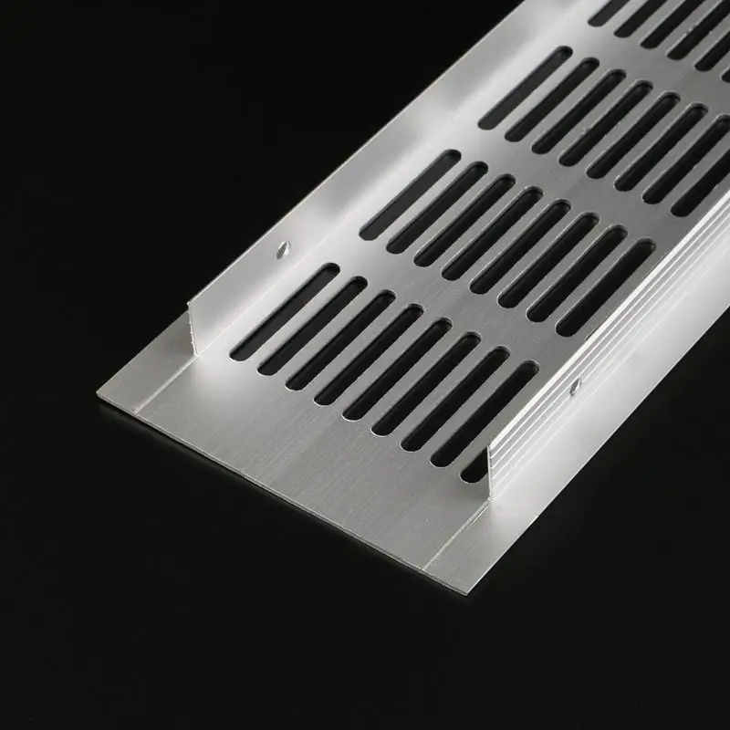 Aluminum Alloy Breathable Mesh Rectangle Vent Grill Kitchen Bedroom 15-50cm Ventilation Grille Cover Multi-purpose Vent