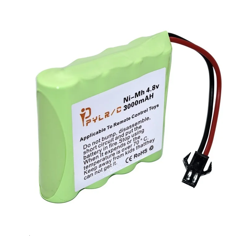 Ni-MH 4.8 v 3000mah 충전식 배터리, 4.8 v 충전기, Rc 완구 보트 탱크 로봇 건 AA 4.8 v 배터리 팩, Rc 자동차용