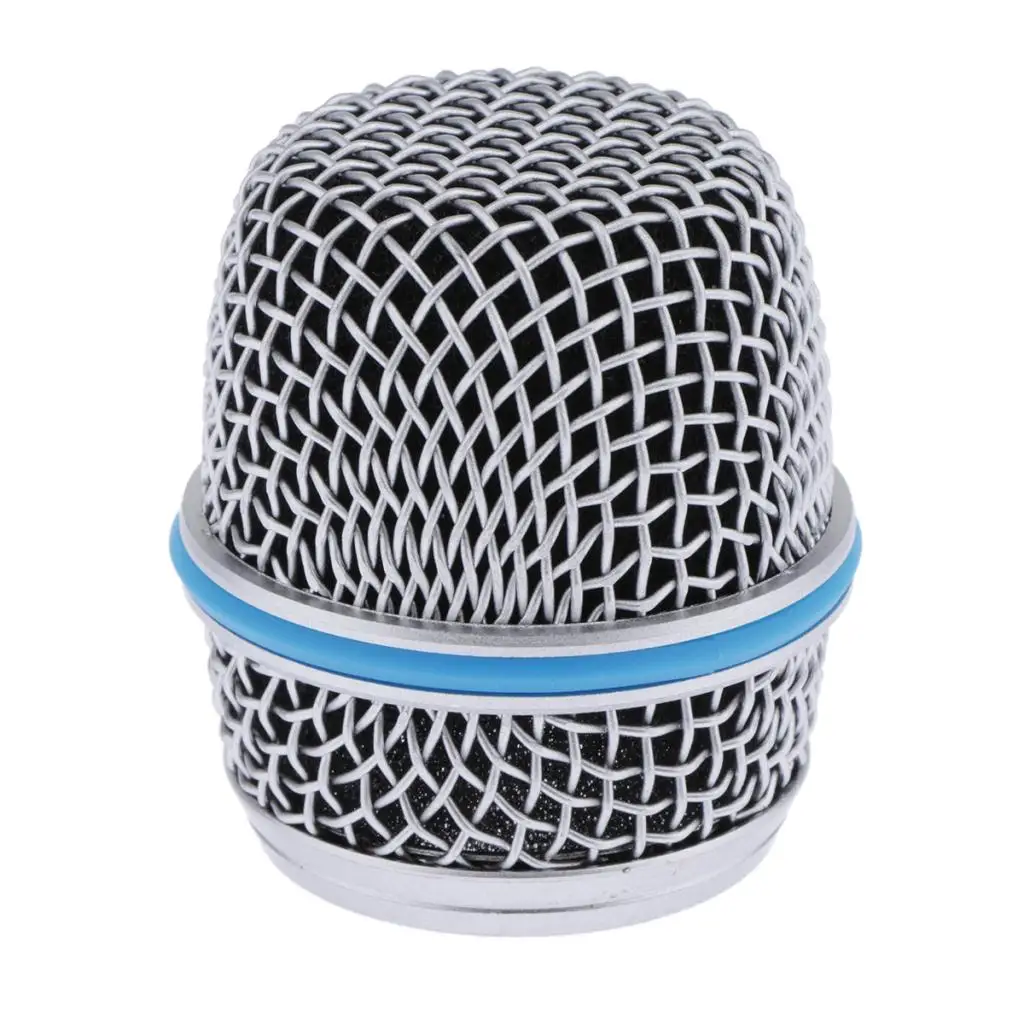 Replacement Microphone Ball Head Mesh Grill Head Microphone Grille Replacement Head DIY Replacement Parts for Shure Beta 57A 58A