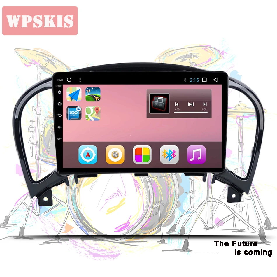 

For Nissan Juke 2010 2014 Car Auto Radio Multimedia PC Tablet tape recorder with Navigation GPS Android 13 No 2din