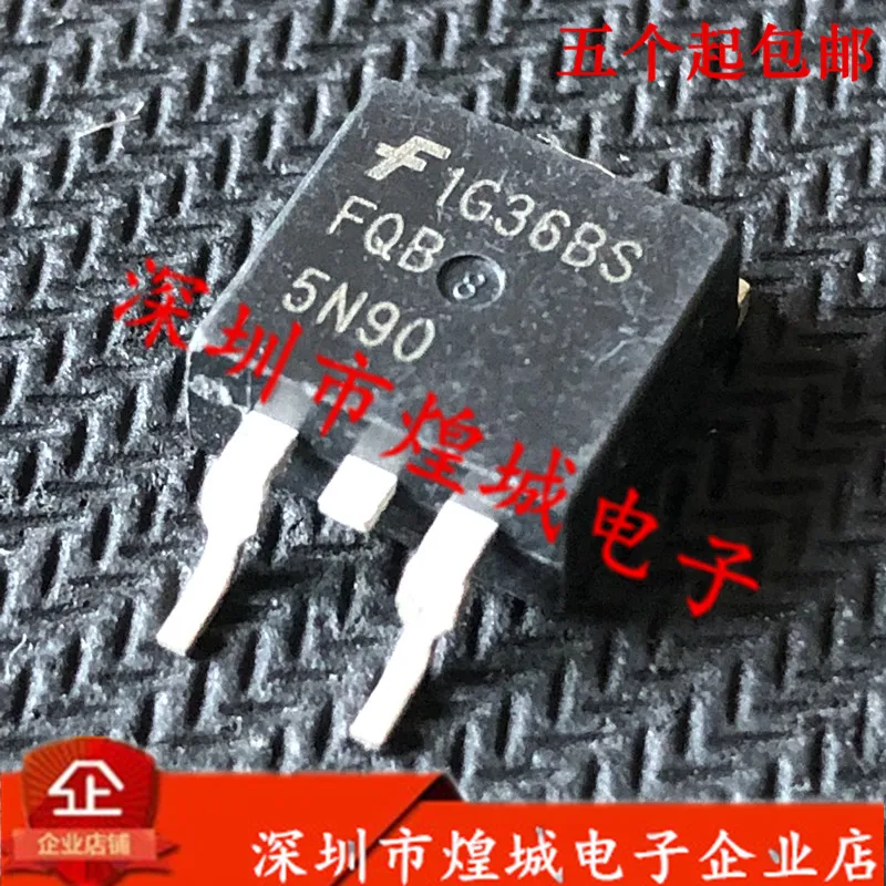 

10PCS FQB5N90 TO-263 900V 5A 5