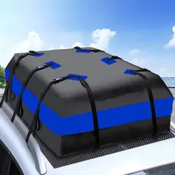 Durable Car Roof Bag Waterproof Rooftop Cargo Carrier With Non-slip Pad And Drawstring Univeral Auto Roof Storage Bag