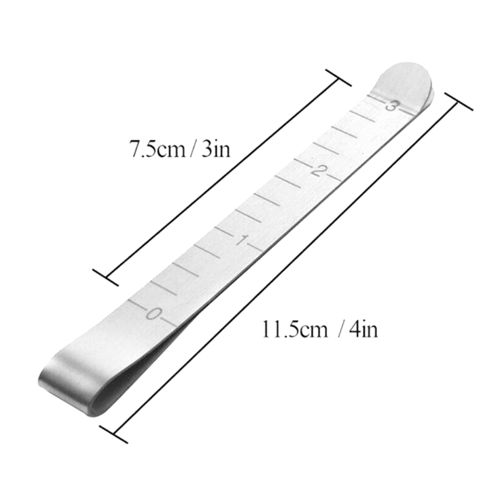 5Pcs Silver Sewing Quilting Clips Stainless Steel Hemming Clips Measurement Ruler Patchwork Fabric Quilting Craft Sewing Tool