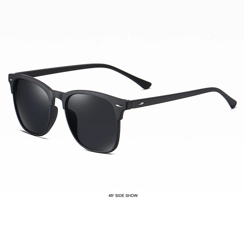 Mode quadratische polarisierte Sonnenbrille Männer Frauen klassische Niet Sonnenbrille für Männer hochwertige Anti-Blend-Fahr schirme – Detail 22