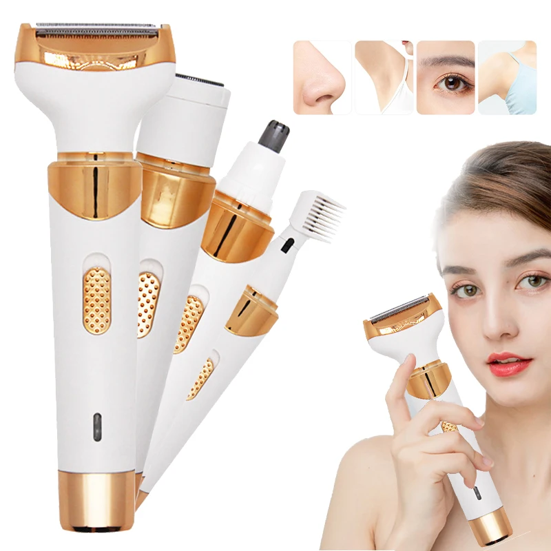 

Electric Eyebrow Trimmer for Women Portable Hair Remover Depilator Nose Ear Trimmer Removal Lady Shaver Epilator Painless Shaver