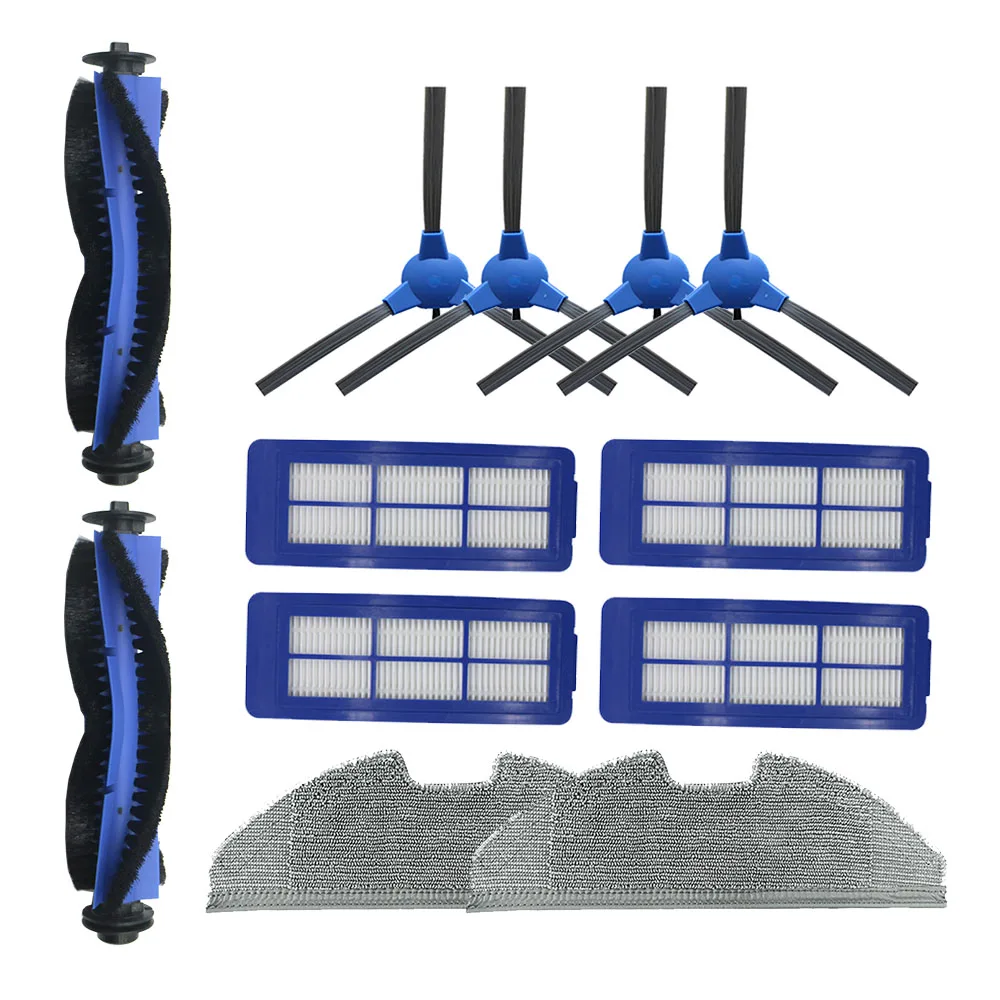Filtro de mopa de tela, cepillo lateral para Eufy RoboVac G10 G30, piezas de Robot de barrido híbrido para Eufy RoboVac G10, pieza de aspiradora híbrida