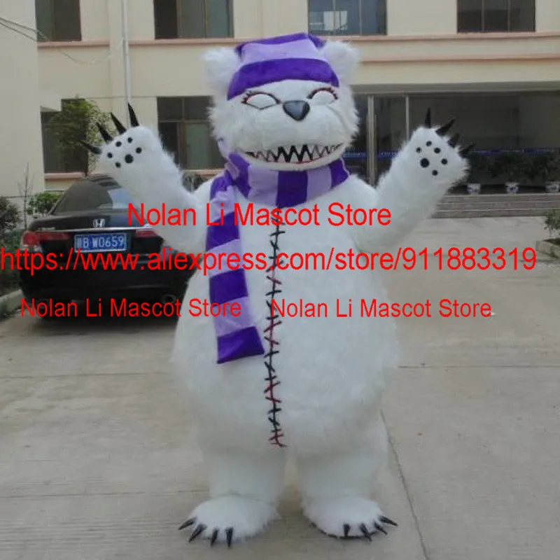 High Quality Plush Horror Bear Mascot Costume Cartoon Anime Birthday Fancy Dress Party Advertising Display Activity 912