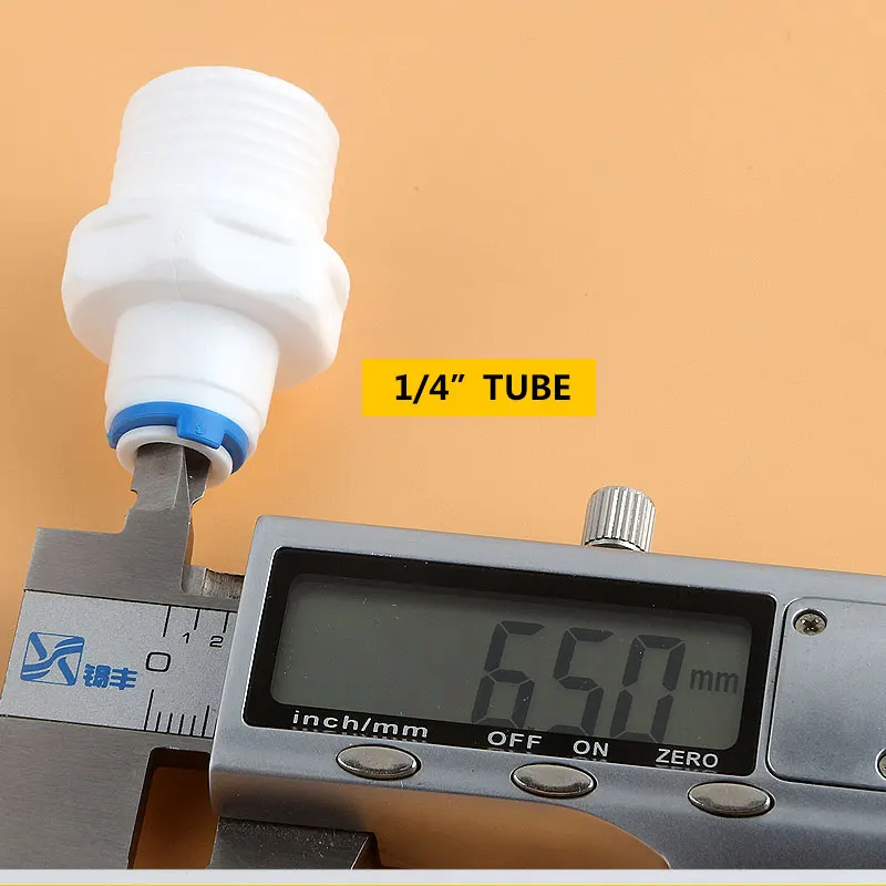 逆浸透システム,1/2 "めねじから1/4" チューブ,ストレートおよびクイック接続,42w