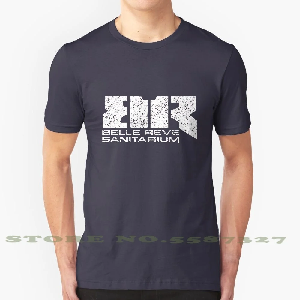 

Belle Reve Sanitarium-Worn 100% Pure Cotton T-Shirt Smallville Clark Kent Super Hero Comic Tv Show Text Straight Meteor Freaks