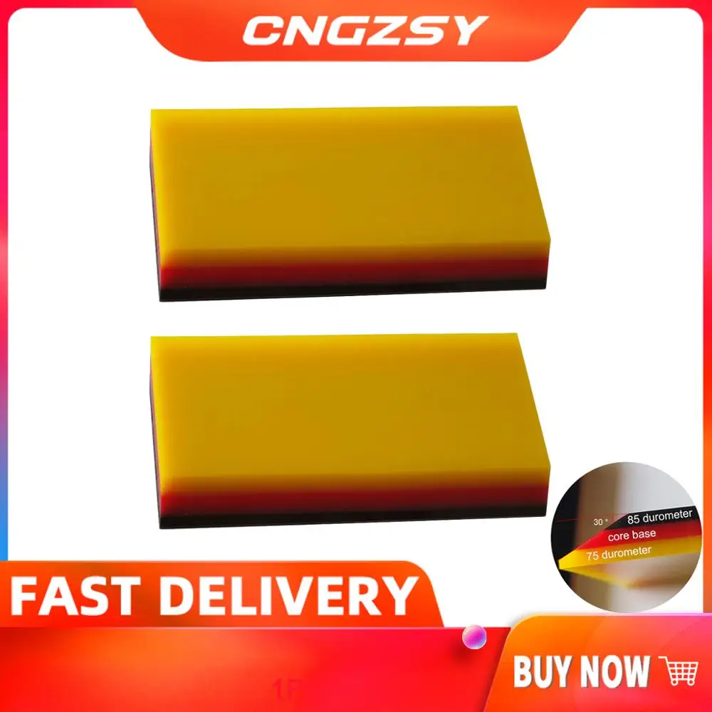 

2PCS Soft Rubber Car Vinyl Wrap Scraper Squeegee Carbon Fiber Film Install Wrapping Window Tint Tool Car Cleaning Washer B78