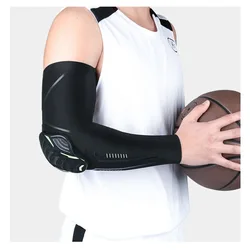 1 piece Sports arm sleeves Guard cuff Honeycomb Anti-collision Elbow brace Joint Outdoor Basketball Cycling Protective Gear 2021