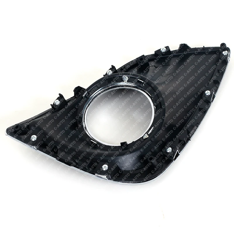 Chrome Front Fog Light Trim Cover Fog Lamp Bonnet Cover Light Fog Light Frame cover trim For Hyundai IX35 2010-2012 333546399807