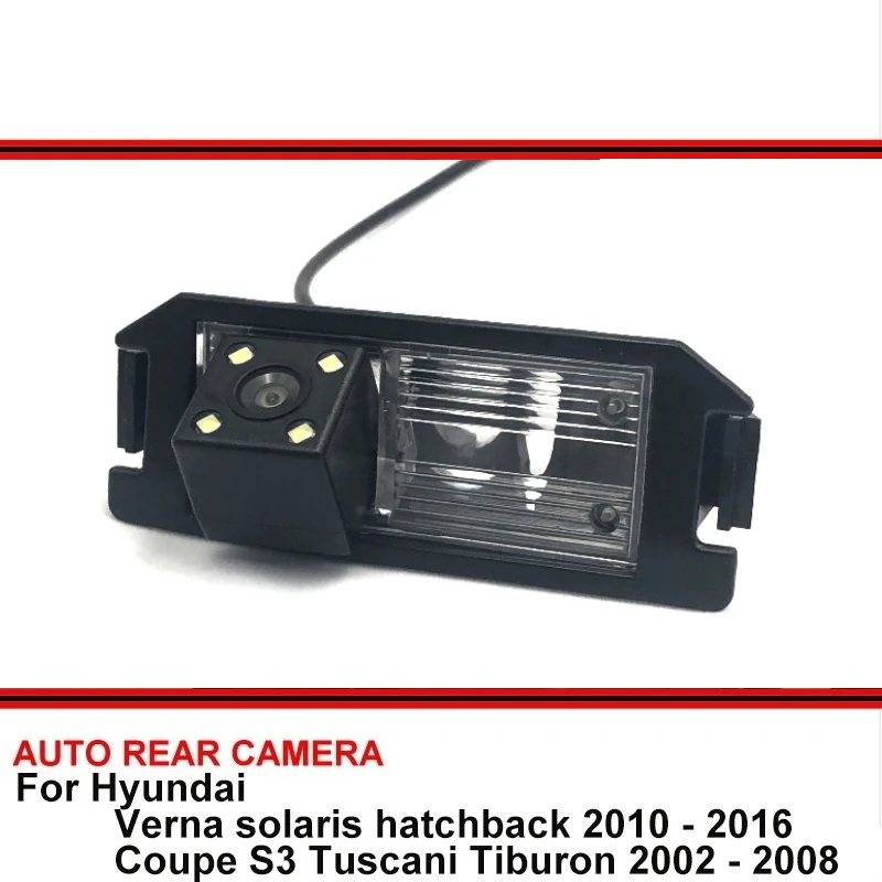 For Hyundai Coupe S3 Tuscani Tiburon verna solaris hatchback Night Vision Car Reverse Backup Rear View Camera HD Waterproof