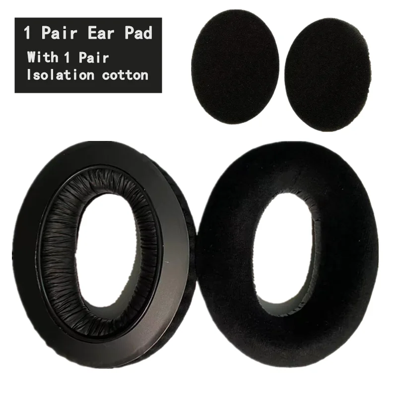 1คู่กำมะหยี่หูฟองน้ำหุ้มสำหรับ SENNHEISER HD650 HD600 HD580 HD660 S HD565 HD545หูฟังเปลี่ยนฟองน้ำหูฟัง AKG ถ้วยหู
