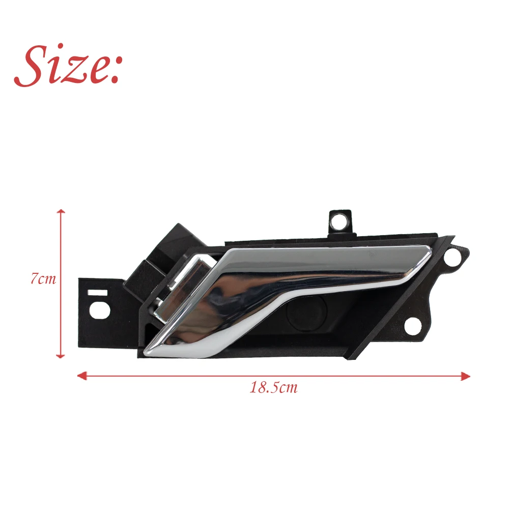 Door Interior Handle 96861998 96861999 Chrome for Chevy Captiva Sport 2012-2015 Saturn Vue 2008-2010