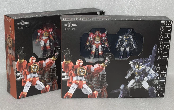 New Iron Factory Transformation Toy IF EX-32 Phecda EX-33 Mizar Figure In Stock