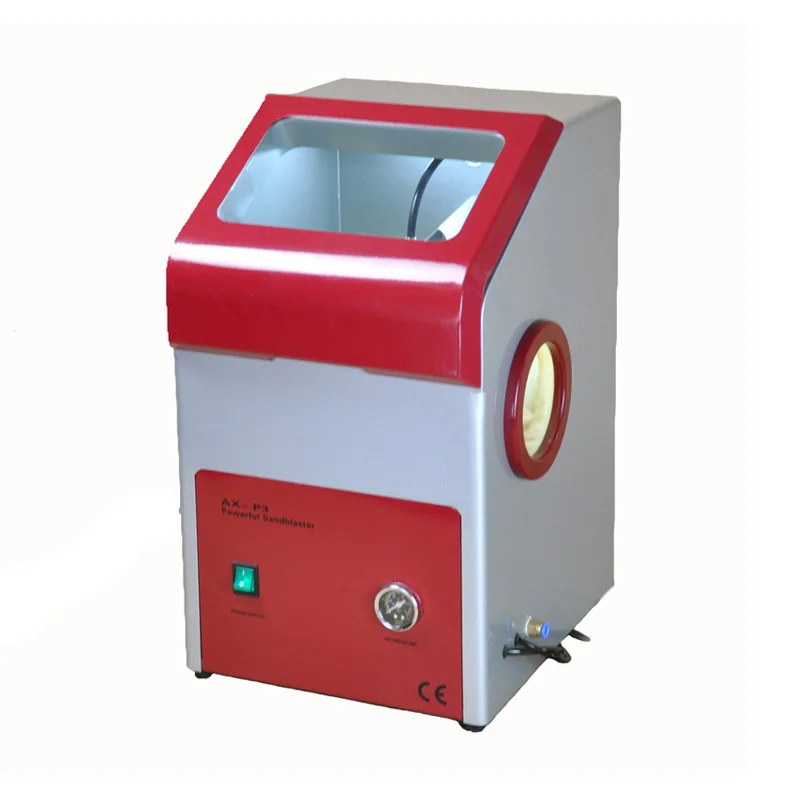 Dental Lab Equipment Recyclable Sandblaster Machine Dust Free Dental Rough Sand Blasting Unit