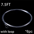 6pc 7.5FT with loop