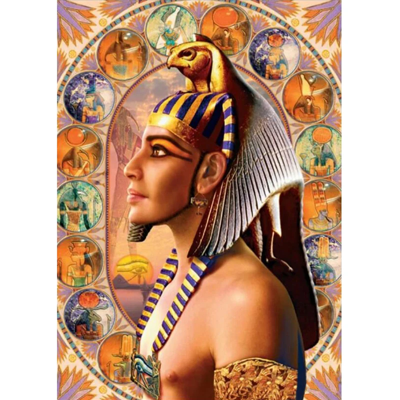 

5D Diamond Embroidery Magic Egyptian Pharaohs Religion Pattern Full Square Diamond Painting Cross Stitch Mosaic home Decoration