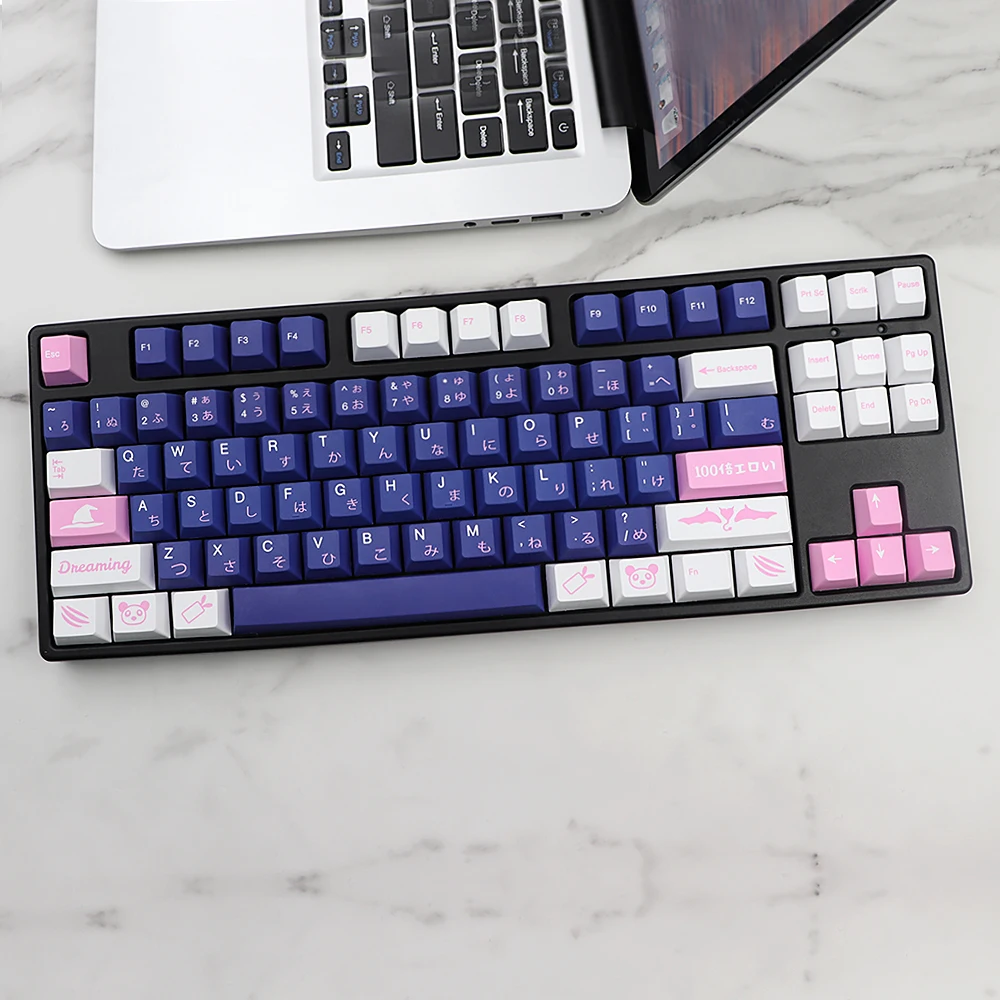 Teclas de subcama para interruptores MX FL980, Teclado mecánico gmk, tecla de perfil Cherry, tema GMK-KEY Dreaming Girl, PBT Dye