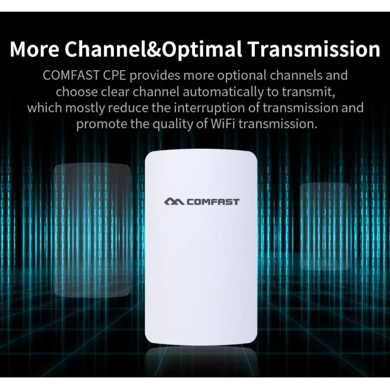 Imagem -06 - Comfast sem Fio ao ar Livre Wifi Repetidor 300mbps Ponto de Acesso Wi-fi Antena 11dbi Impulsionador Sinal