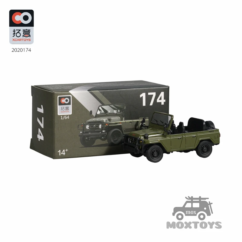 XCarToys 1:64 Bắc Kinh Jeep 2020-Đường Xe Chuyển Đổi Đế Hít Xe Ô Tô Mô Hình