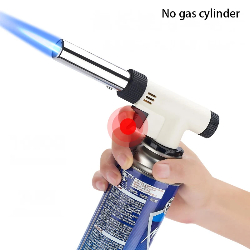 Portable BBQ Baking Utensils Gas Butane Kitchen Lighter Burner Auto Ignition Camping Welding Flame Launcher For Heating Picnic