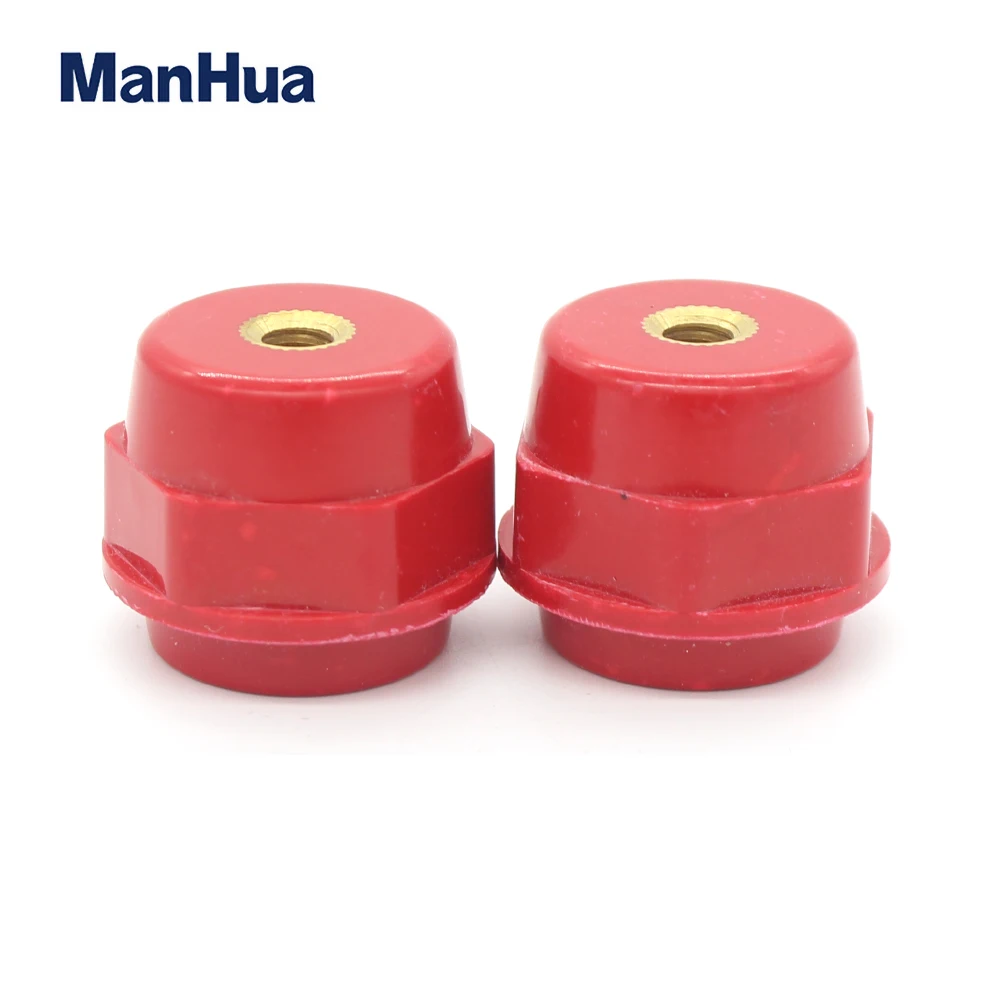 ManHua SM-25 Low Voltage Isolator Busbar Electrical Insulators Conical Busbar Blocks