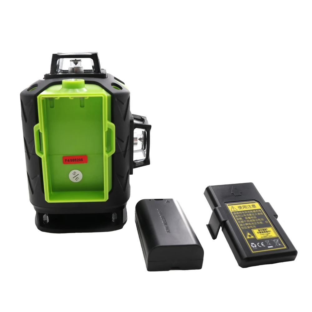 Imagem -06 - Nível Laser Verde 16 Linhas 515nm Nivelamento Automático 360 Vertical Inclinação Horizontal ao ar Livre Fukuda4d