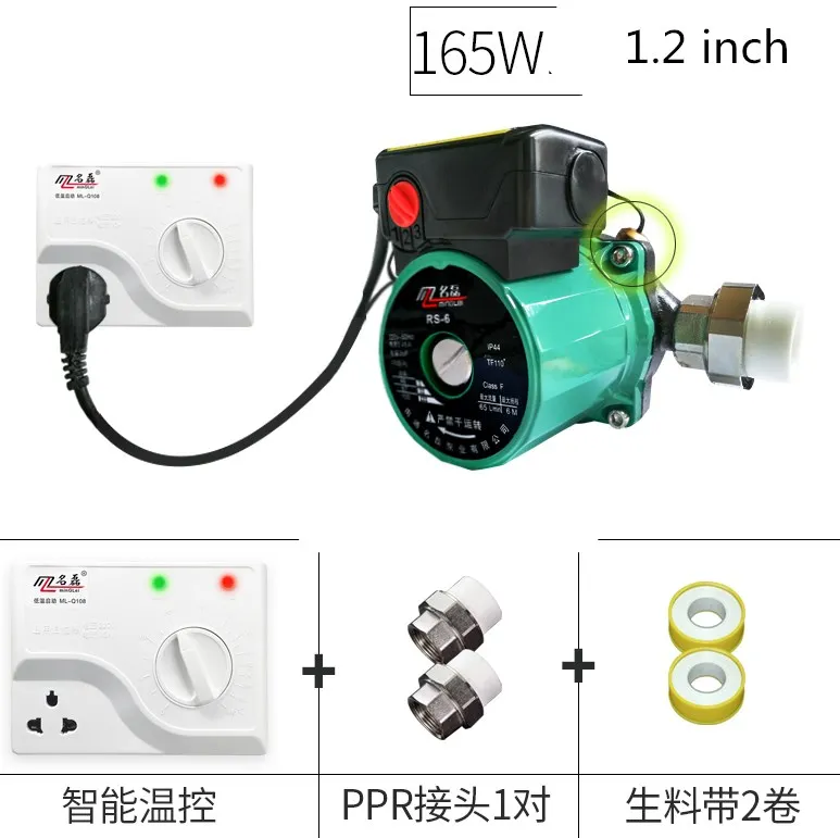 Imagem -03 - Bomba para Circulação de Água Quente para Uso Doméstico 165w Aquecimento Automático 220v