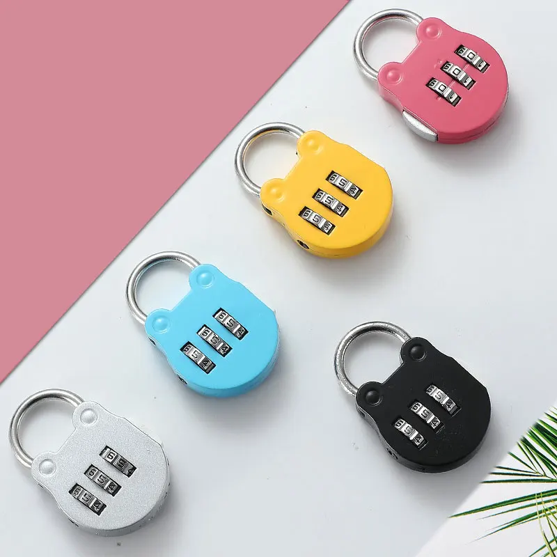 Luggage Travel Digit Number Code Lock Combination Padlock Safe Lock For Gym Digital Locker Suitcase Drawer Lock Hardware