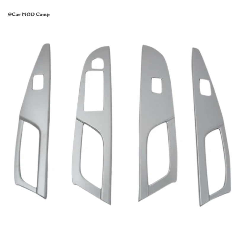 LHD! Car Accessories for Suzuki SX4 S-Cross 2014-2020 ABS Matter Interior Window Switch Panel Trim 4pcs