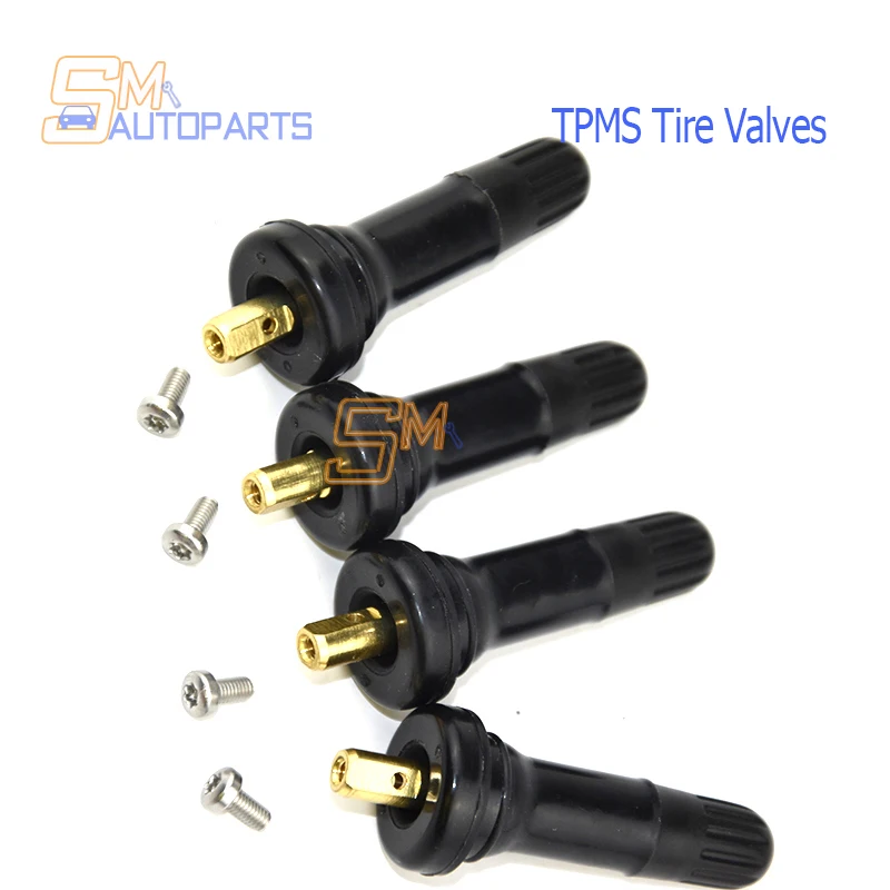 4Pcs Tire Pressure Monitoring System TPMS  Anti-explosion Snap In Tire Valve Stems Snap In Tire Valve Stems for Buick Chevrolet