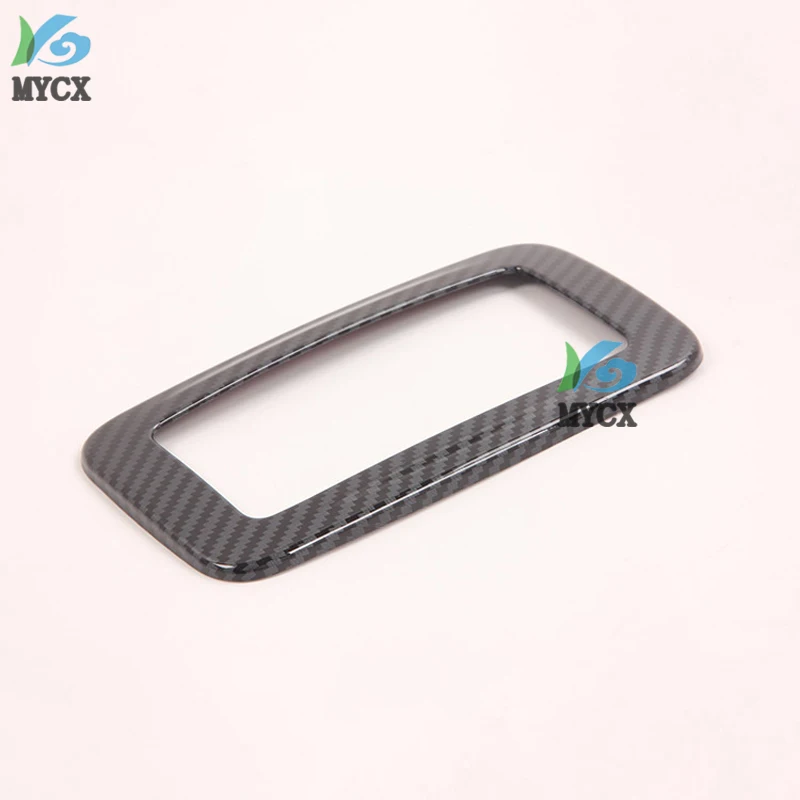 AC Swtich Cover Trim For Toyota Sienna 2019 2020 Carbon Fiber Car Styling Air Conditioning Adjustment Frame Sticker Accessories