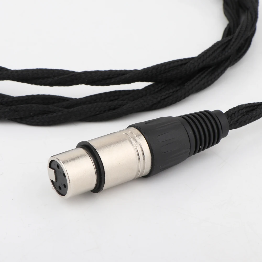 Câble d'extension Hifi XLR mâle vers 4 broches XLR femelle, câble d'extension audio pour téléphone de sauna