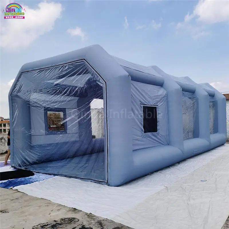 

Top Waterproof Quality Inflatable Car Painting Room / Inflatable Spray Paint Booth With Filters