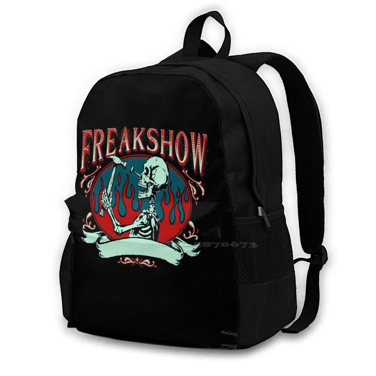 Freakshow zaino zaino zaino Storage Bag zaino Show Deal tenda Circus Geek Freaky Freaks Hammer Lace Nail Skull Canine