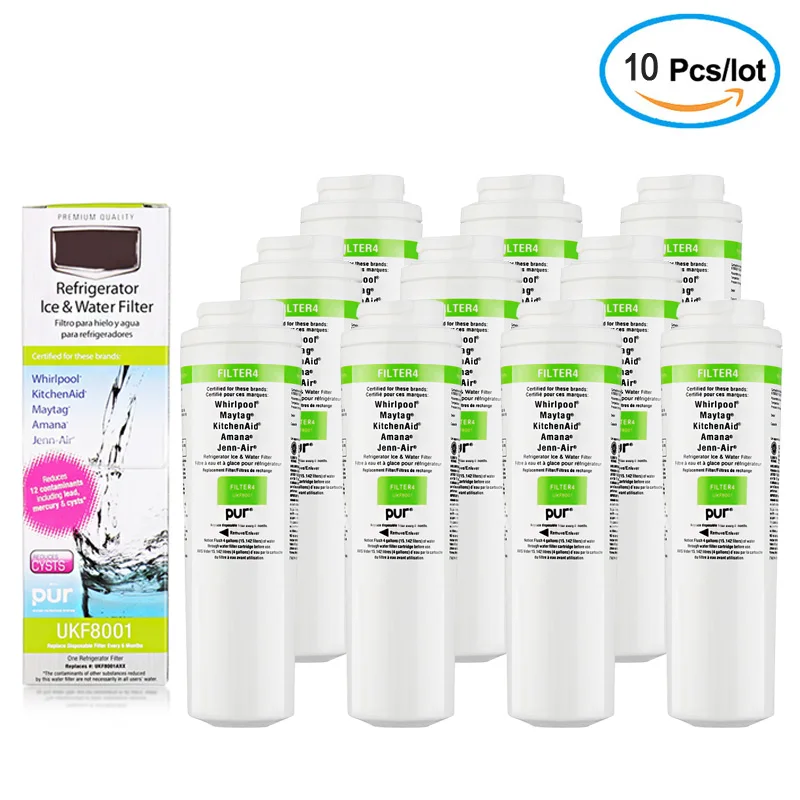 UKF8001 Refrigerator Water Filter, Compatible with UKF8001AXX-750, UKF8001AXX-200, PUR, Puriclean II, EDR4RXD1