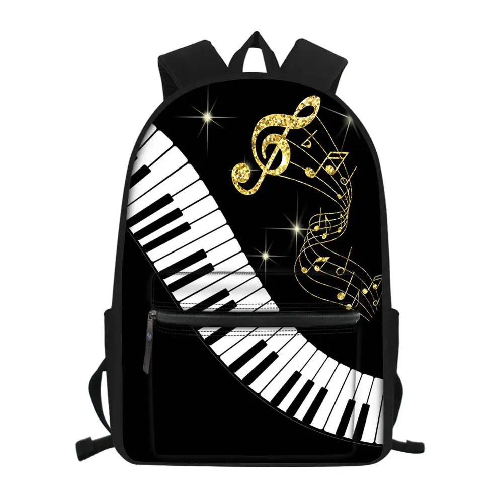 Music Note/Piano Keyboard Printed Children School Bags Kids School Backpack Children School Bags Orthopedic Schoolbag Backpack